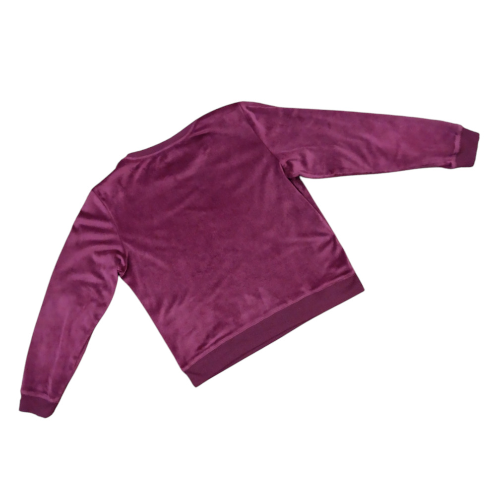 Honeydew velour wildberry sweatshirt - Picture 5 of 8